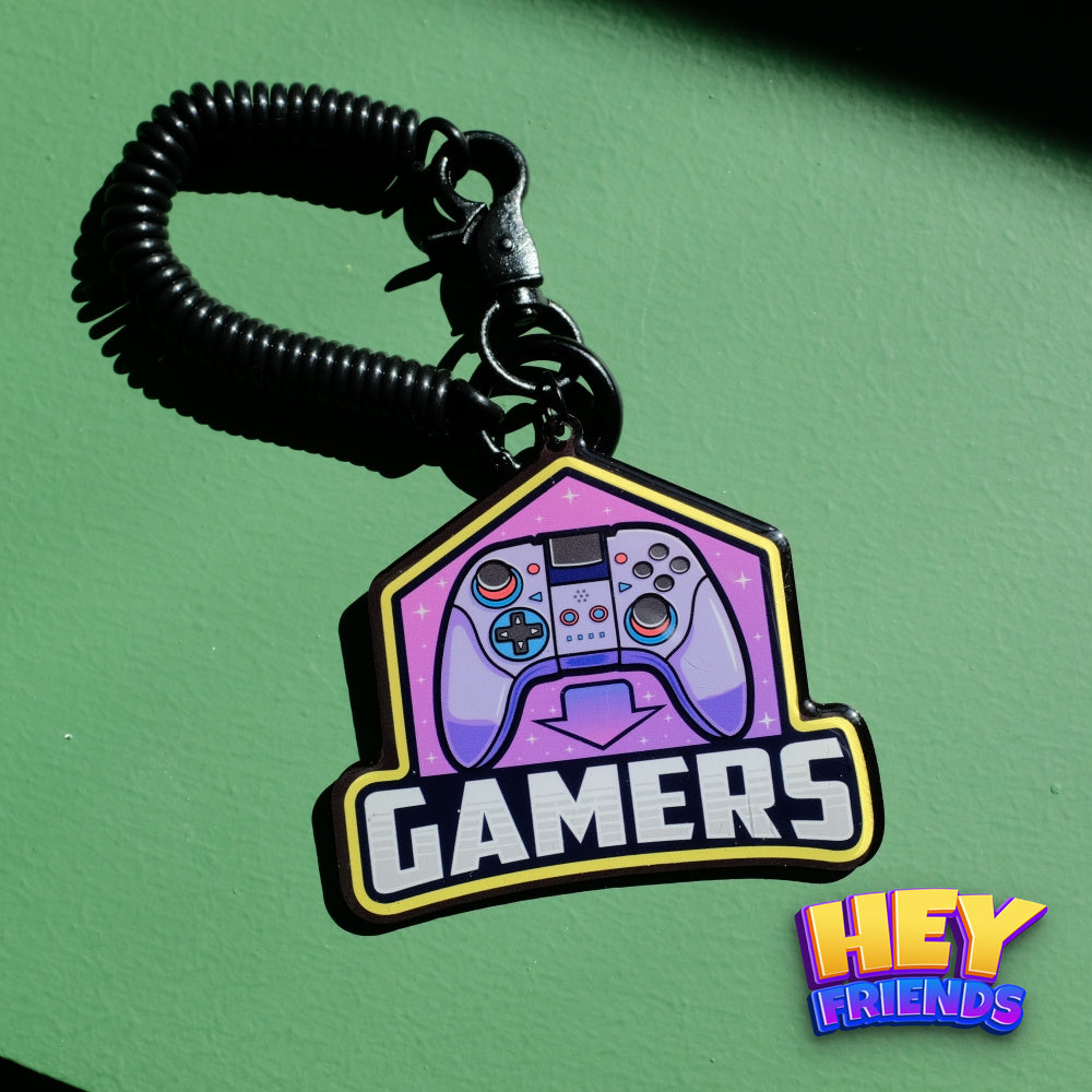 "Gamers" KeyRing KeyChain Decor Pendant