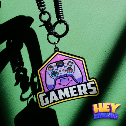 "Gamers" KeyRing KeyChain Decor Pendant