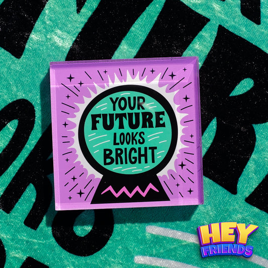 "Bright Future" Refrigerator Magnet