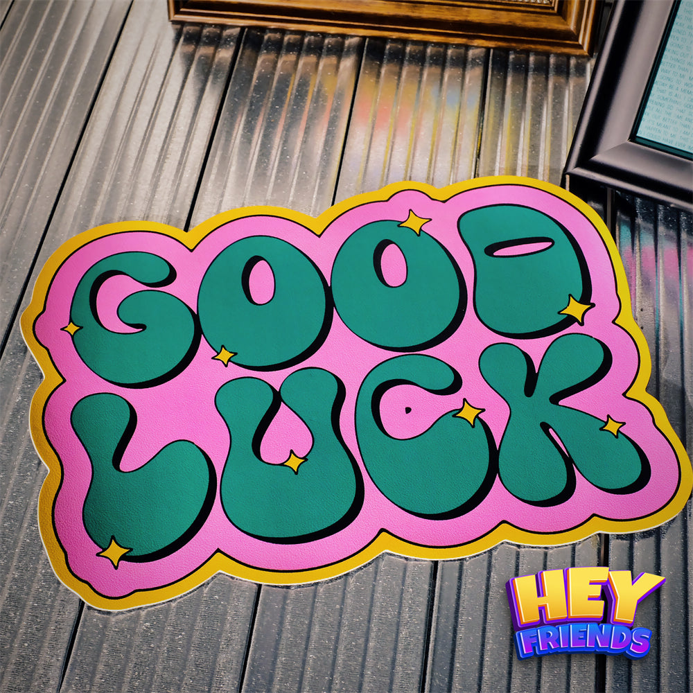 "Good Luck" Mouse Pad Mat