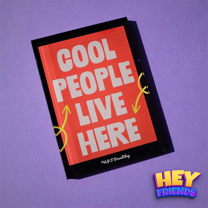 "Cool People" Refrigerator Magnets