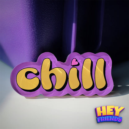 "Chill OK LoL" Pack of 3 Refrigerator Magnets