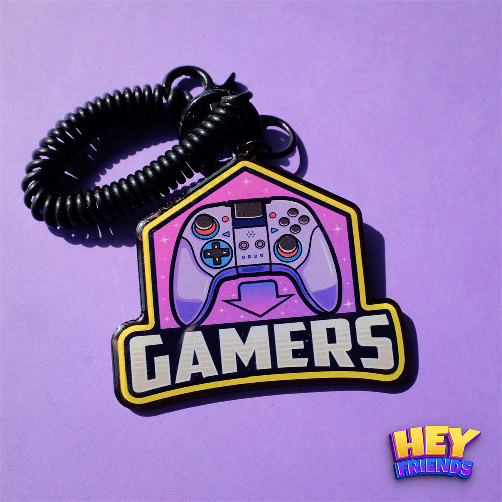 "Gamers" KeyRing KeyChain Decor Pendant